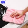 Paño de cocina multifuncional de vellón de coral engrosado de doble cara, paño de limpieza duro para cocina, absorbente, que no suelta pelusa, toalla para lavar, paño de limpieza