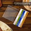 Bolsa transparente para empaque de pan bagellas para hornear tostada europea puede elogiar bolsa autoadhesiva bolsa para comida de dona de hojaldre bolsa autosellable
