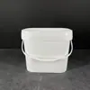 Cubos cuadrados de 5L-20L, cubos para fertilizantes, cubos para pintura, cubos para comida de mascotas, cubos de embalaje de plástico, grado alimenticio, directo del fabricante
