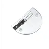 Placa de agulha anti-rugas de material fino para máquina de costura reta, posição do dente da agulha, placa de agulha anti-rugas industrial, dente de entrega, acessórios de calcador anti-rugas