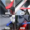 Set de Herramientas de Aplicación de Película que Cambia de Color para Coche de 7 Piezas, Relleno y Sellado de Bordes, Raspador y Aplicador de Bordes de Película Invisible para Car Wrap