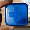 Mini Caixa de Remédios Portátil para Viagem, Caixa Portátil Pequena em Forma de Cruz para Emergência com 4 Compartimentos, Caixa de Remédios Ps Portátil Personalizável com 4 Compartimentos