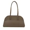 Bolsa Tote Retrô de Grande Capacidade Moda Textura de Alta Qualidade para o Dia a Dia Bolsa Concha Bolsa de Ombro Simples Nicho