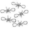 Accesorios de aleación para joyería DIY espinas conector de cordón pulsera collar conector colgante B200