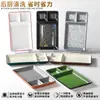 Plato rectangular dividido para snacks de melamina Xiangyuan, Plato de presentación para hot pot comercial, buffet, barbacoa, sashimi
