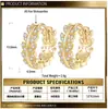 Pendientes Transfronterizos Modelo Nuevo de Plata de Ley S925, Pendientes de Rama y Hoja de Moissanita de Moda, Joyería de Lujo Ligero de Nicho de Gama Alta