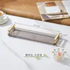 Prato de Frutas Levemente Luxuoso, Sala de Estar, Mesa de Centro Doméstica, Prato de Exibição para Lanches, Caixa de Armazenamento de Doces, Prato para Nozes e Frutas Secas com Compartimentos