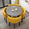Venta directa de fábrica de una mesa y cuatro sillas para negociar restaurante ciudad de comida escuela negocio recepción cafetería restaurante comida