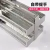 Rack de Tincion de Acero Inoxidable 26 30 60 Portaobjetos Plástico Vertical para Portaobjetos Frasco de Tincion de Vidrio para Portaobjetos de Patología