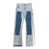 Pantalones Largos Casuales Unisex con Estampado de Letras Logo y Cordón Estilo Básico Tinta Salpicada Ropa de Pareja