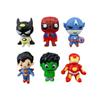 Accesorios de resina de superhéroe de dibujos animados brillante, Hulk, Iron Man, Spiderman, funda de teléfono DIY, pinza para el cabello, decoración