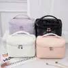 Nuevo Neceser de Aspecto Elegante, Bolsa de Almacenamiento Portátil de Gran Capacidad a la Moda para Artículos de Aseo, Bolsa de Almacenamiento de Lápices Labiales y Cuidado de la Piel para Viajes