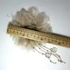 Cadena de Pinza para el Cabello Grande Autoadhesiva con Borla de Concha y Pétalos de Peonía Accesorios para el Cabello DIY Pinza de Tiburón Pinza para el Cabello de Estilo Antiguo para Mujeres