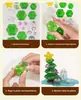 Pegatinas Apilables 3D, Calcomanías Apilables Transparentes de Gelatina para Scrapbooking DIY, Diario