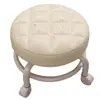 Taburete Bajo con Ruedas, Taburete Pequeño para el Hogar, Banco Móvil con Ruedas Silenciosas, Adecuado para Desempacar Paquetes, Cuidar Niños, Cambiarse los Zapatos, Silla Baja