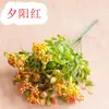 7 Garfos Simulação Milanês Frutas Casa Desktop Vaso de Flores Arranjar 7 Garfos Pequena Planta de Frutas Silvestres Material de Parede Cerca Inserir