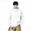 Moletom com capuz e botões em blocos de cor estilo americano, peso pesado, para homens, marca nova e moderna, design casual solto, jaqueta estilo high street de puxar