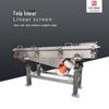 Fabricantes de peneira linear de luz quadrada de várias especificações de peneira vibratória linear de areia peneira vibratória em pó de gesso bruto