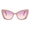Gafas de Sol para Mujer con Montura Grande Rain Rain, Gafas de Sol Cat-Eye Modernas y Únicas, Nuevos Productos Transfronterizos Estilo Ins, Venta Directa de Fábrica