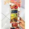 Supermercado Mismo Estilo Aleación Apertura de Puerta Modelo de Coche Set Juguete Autobús Escolar Transfronterizo Amazon Nuevo Producto Venta Caliente