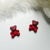 Nueva joyería para uñas de oso celebridad en línea de dos colores Oso de resina para uñas Joyería de dibujos animados Accesorios DIY para pendientes y horquillas