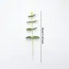 Flores Artificiales y Plantas Verdes, Hojas Falsas, Arreglos Florales para Bodas, Hojas Decorativas, Césped Artificial, Hojas de Dinero de Tallo Único, Hojas de Eucalipto