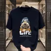 ¡Guau! Camiseta Casual de Verano para Jóvenes, Versátil, Simple, Holgada, Manga Corta, Estilo Americano, Estampada, Moderna