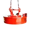 Ventosa electromagnética para modificación de excavadora, ventosa de succión magnética fuerte de alta frecuencia para levantar chatarra de acero y hierro, ventosa electromagnética hidráulica