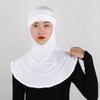 Gorro a Prueba de Polvo para Trabajo en Fábrica de Alimentos, Gorro tipo Pañuelo para la Cabeza, Chal Unisex para Procesamiento en Taller, Gorro Elástico Blanco con Capucha, Uso Profesional
