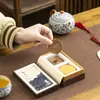 Caixa de Presente de Madeira Marrom com Varetas de Incenso de Oudh Envelhecido, Incenso Autêntico para a Casa, Fragrância Duradoura para o Quarto e o Banheiro