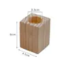Suporte de Vela Aromaterapia de Madeira Moderno Simples Casamento Natal Taça de Vela Atmosfera Criativa Decoração de Casa Enfeites de Mesa