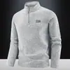 Nuevo Sudadera de Invierno Otoño 2026 para Hombre, Media Cremallera, Cuello Alto, Protección contra el Frío, Cálida
