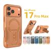 Adequado para Capa de Celular iPhone 17 Pro Max, Suporte Magnético Alemão, Sucção Magnética, Capa Protetora Anti-Queda Apple 17, Comércio Exterior