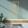 Pintura decorativa moderna, sencilla, nórdica, abstracta, con personajes y personalidad, ideal como mural para dormitorio, muy popular en Amazon.