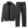 508B Roupa Esportiva Masculina de Veludo Espessado para Esportes ao Ar Livre Lazer Meia-Idade e Idosos Roupa de Veludo Espessada Esporte para o Pai