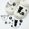 Zapatos Croc 2025 Accesorios Sencillos Ins Corazón Girly Zapatos Croc Hebillas de Zapatos Lindas de Gama Alta Versátiles Flores para Zapatos