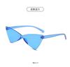 23 nuevas gafas de sol de moda Amazon Fashion personalizadas con montura de mariposa transfronterizas, gafas de moda para street style, modernas y de colores dulces