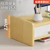 Elevador de escritorio de computadora con cajones para almacenamiento de oficina, soporte de monitor de escritorio y base elevada