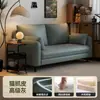 Sofá doble retro para apartamentos de alquiler, sofá pequeño de tela económico para alojamientos y tiendas pequeñas, sofá de doble cara