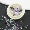 Ins Vento Gelo Cristal Magic Cor Cascalho Mixed Color Natural Gravel Crystal Ore Nail Art Joias DIY Wear Armor Material Bag