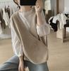 Chal de Punto Irregular para Mujer, Nuevo para Primavera y Otoño, Holgado, Aspecto Adelgazante, Cuello en V Simple, Sin Mangas, Rejuvenecedor, Estilo Coreano