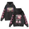 Oferta Especial Sudadera con Capucha de Algodón Puro Lavado Vintage Demon Slayer Espada de Exterminio de Demonios para Hombre y Mujer