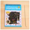 Livro Criativo DIY de Arte de Raspar Colorido para Crianças, Livro Divertido de Pintura de Raspar para Estudantes, Marcadores de Colorir para Atacado