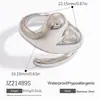 Pulseira de Aço Titânio Yuhui Transfronteiriça Coração Incrustado com Madrepérola Branca com Diamantes Banhada a Ouro Real Estilo Empilhável Camada Dupla Pulseira de Aço Inoxidável Pulseira