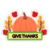 Clip de calabaza de dibujos animados transfronterizo para lápiz y bolígrafo, Portabolígrafos con clip decorativo, Clip para bolígrafo de PVC de Acción de Gracias, Accesorios de papelería