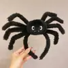 Diadema Divertida de Halloween Calabaza Estéreo Araña Diadema para Evento Fiesta Cos Diadema Vestido de Fiesta Pasador para Mujer