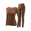 Nuevo traje de ropa para mujer con diseño de piel de color mejorada, ultra delgado, sin costuras, antiestático, cálido, conjunto de ropa interior