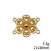 27X30Mm 3.3g Multicolor Acessórios para Roupas Acessórios Corrente de Corpo de 4 Furos Corrente de Cintura Conector de Corrente de Testa
