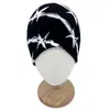 Gorro de punto jacquard, gorro para exteriores, gorro de punto para hombre y mujer de Amazon, gorro de punto de doble capa, cálido, estilo nuevo, artículo de venta caliente para exportación