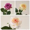 Flores Artificiales de Rosa Realistas con un Toque Dulce, Fabricante Transfronterizo de Flores Artificiales, Flores Falsas y Plantas Verdes al por Mayor, Manualidades para Decoración de Bodas, Estilo Ins